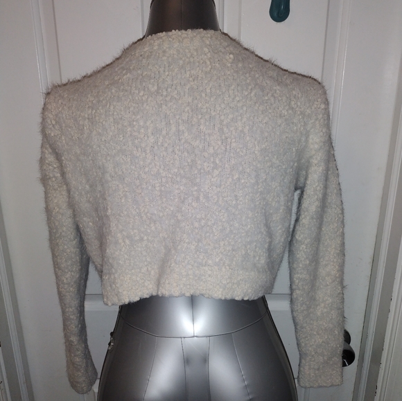 Arizona Jeans Womens Cream Sweater Sz XS - Picture 4 of 6